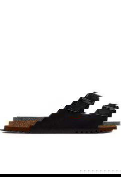 Papuci barbati 304142574 - Piele intoarsa - Negru, Scholl