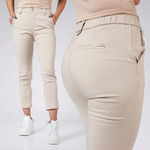 Pantaloni Casual Dama Lilith3 Bej #A547