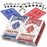 Set 2 pachete carti de joc poker profesionale Bicycle Prestige