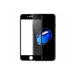 Folie sticla securizata iPhone 6/6S, Full Cover negru, curbata 3D, Forever, Forever