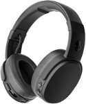 Skullcandy Crusher Bluetooth Wireless Over-Ear Headphone with Microphone, Noise Isolating Memory Foam, Adjustable and Immersive Stereo Haptic Bass, Rapid Charge 40-Hour Battery Life, Black