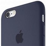Husa de protectie Apple pentru iPhone 6s Plus, Silicon, Midnight Blue