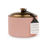 Lumanare - Hygge - 3-Wick Ceramic - Blush - Rosewood and Patchouli, 141g | Paddywax, Paddywax