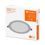 Panou LED Ledvance DOWNLIGHT SLIM ALU, 17W, 220-240V, IP20 lumina neutra (4000K), 1400 lumeni, durata de viata 50.000 de ore, material aluminiu, dimensiuni 192x23mm, Ledvance