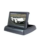 Monitor auto, FOXMAG24, ecran color TFT 4.3 inch, pliabil, 12V, FOXMAG24