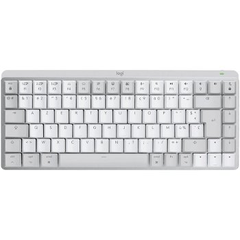 Tastatura Wireless pentru Mac LOGITECH MX Mechanical Mini, Bluetooth, USB, alb-gri