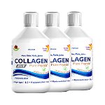 Pachet 3 x Colagen Lichid MAN pentru Bărbați – Hidrolizat Tip 1 si 3 cu 10000Mg cu 9 Ingrediente Active , 500 ml | Swedish Nutra, Swedish Nutra