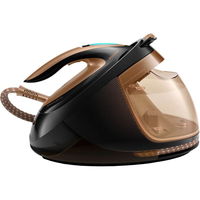 Statie de calcat PHILIPS PerfectCare Elite Plus GC9682/80, 2700W, 600g/min, 1.8l, talpa T-ionicGlide, auriu-negru