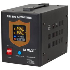 Kemot UPS Centrale Termice Kemot URZ3404B, Sinus Pur, 500VA, 300W, 12V, Negru, Kemot