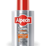 Sampon negru Alpecin Tuning cu coferina impotriva caderii parului, 200 ml