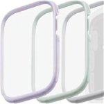 Ramă Uniq UNIQ pentru husă Moduo Apple Watch 4/5/6/7/8/SE 40/41mm Sage-Lillak-White/Sage-Lilac-White [PACHET DE 3], Uniq