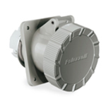 CEE EXTRA-LOW VOLTAGE Priza de panou, 15° unghiular, 63A 3P 48V 50-60HZ 1H IP67, Palazzoli