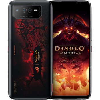 Asus Telefon mobil ASUS ROG Phone 6 Diablo, Dual SIM, 512GB, 16GB RAM, 5G, Hellfire Red, Asus