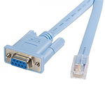 Cablu adaptor ethernet RJ45 tata la RS232 / DB9 mama pentru consola, router,calculator , 1.8m, PLS