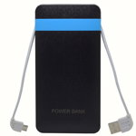 Baterie externa iUni PB16, 10000mAh, Dual USB, Powerbank, Black