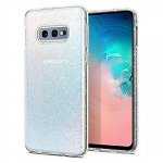 Husa Originala Premium Spigen Liquid Crystal Samsung Galaxy S10e Glitter Transparenta