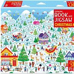 Carte pentru copii cu puzzle Christmas Maze