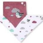 Baveta triunghi Baby Ono tip esarfa 2buc/set 01, Babyono
