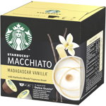Capsule cafea Starbucks Madagascar Vanilla Macchiato by Nescafe Dolce Gusto, 12 capsule, 6 bauturi, 132g