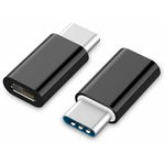 Adaptor Gembird A-USB2-CMmF-01, USB Tip C 2.0 la Micro USB, Negru, Gembird