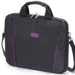 Geanta Laptop Dicota Slim Base 15.6" (Negru cu violet)