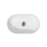 Lavoar montat pe blat, oval, 60 cm, Inverto, CERSANIT K671-009