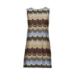 MISSONI BEACHWEAR MISSONI Multicolor zig zag pattern lamé knit short sheath dress Missoni MULTICOLOUR, MISSONI BEACHWEAR