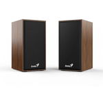 2.0, RMS: 6W (2 x 3W), USB power, wood, GENIUS