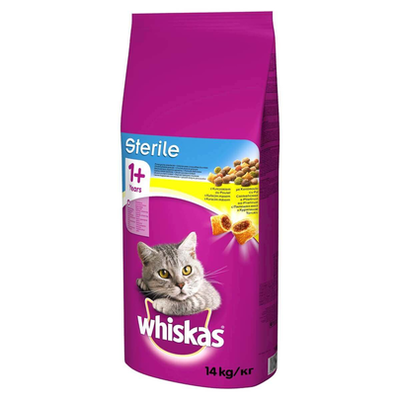 Hrana Uscata Whiskas Sterile Pisici Pui si Ficat 14 kg