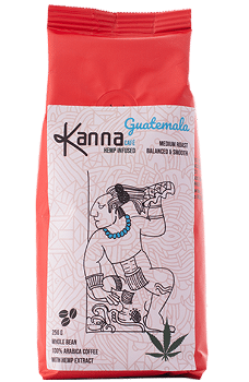 Cafea Guatemala cu Extract de Canepa, 250 gr, Kanna, PLANTECO
