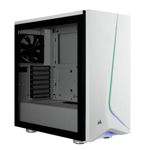 Carcasa Carbide SPEC-06 RGB, Tempered Glass, Middle Tower, fara sursa, ATX, alba