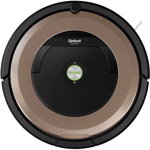 Robot aspirator iRobot Roomba 895 Navigatie iAdapt, Wi-Fi, App iRobot Home, AeroForce, detectare acustica si optica, Maro