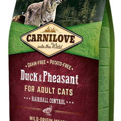 CARNILOVE Hairball Raţă şi fazan, fără cereale, Carnilove
