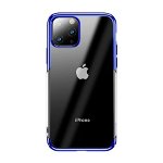 Husa de protectie, Baseus Glitter, iPhone 11 Pro, Transparent/Albastru, Baseus