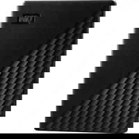 HDD extern WD, My Passport, 2.5", 2TB, USB 3.2, Negru