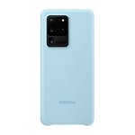 Husa de protectie Samsung Silicone Cover pentru Galaxy S20 Ultra, Sky Blue