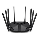 Router Wireless Gigabit MERCUSYS MR90X AX6000, Wi-Fi 6, Dual-Band 1148 + 4804 Mbps, negru