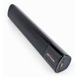 Boxa Portabila Bluetooth Tip Soundbar RMS 10W (2 x 5W) Baterie 1200mAh Negru, Gembird
