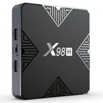 TV Box iSEN X98H Smart Media Player Negru, 4K, 4GB RAM, 32GB ROM, Android 12, Allwinner H618 Quad Core A53, Ethernet 100m, Bt 5.0, iSEN