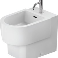 Bideu Duravit Balcoon 37x57cm  ventil pop-up cu capac ceramic  DuraShield  alb mat, Duravit