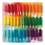 Puzzle 500 piese Rainbow Popsicles (Puzzle Premium Galison)
