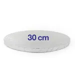 Platou tort (cake drum) rotund 30cm argintiu, DULCINEA