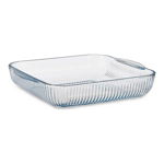 Vas pentru Cuptor Optica Transparent Sticlă borosilicată (27,4 x 6 x 31,2 cm)