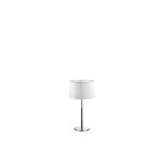 Lampa de bioru HILTON TL1, metal, textil, alb, 1 bec, dulie G9, 075525, Ideal Lux, Ideal Lux