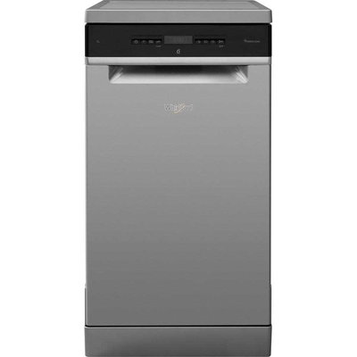 Whirlpool Masina de spalat vase Whirlpool WSFO3T1256PCX, 10 seturi, 8 programe, 6th Sense, Power Clean, Clasa E, 45 cm, Inox, Whirlpool