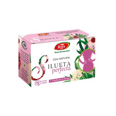 Ceai Silueta perfecta 1 purificare, drenaj, 20 plicuri, Fares, FARES