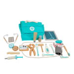 Set de joc Educativ de Rol pentru Copii - Trusa de Doctor din Lemn, Accesorii pentru Invatare si Simulare, toy