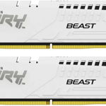 FURY Beast White 64GB DDR5 5600MHz CL40 Dual Channel Kit, Kingston