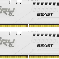 Kit Memorie Kingston Fury Beast White Intel XMP 3.0, 64GB, DDR5-5600MHz, CL40, Dual Channel