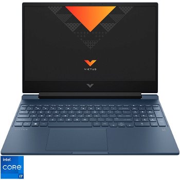 Laptop Gaming HP Victus 15-fa0003nq, 15.6", Full HD, Intel Core i7-12700H, 16GB RAM, 512GB SSD, NVIDIA GeForce RTX 3050 Ti, No OS, Performance Blue